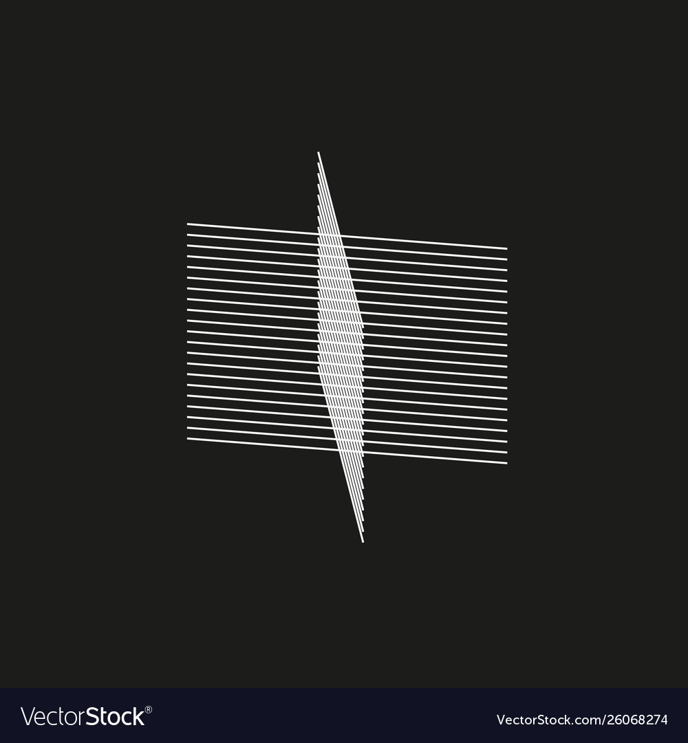 Geometric Line Font Blend - X Style