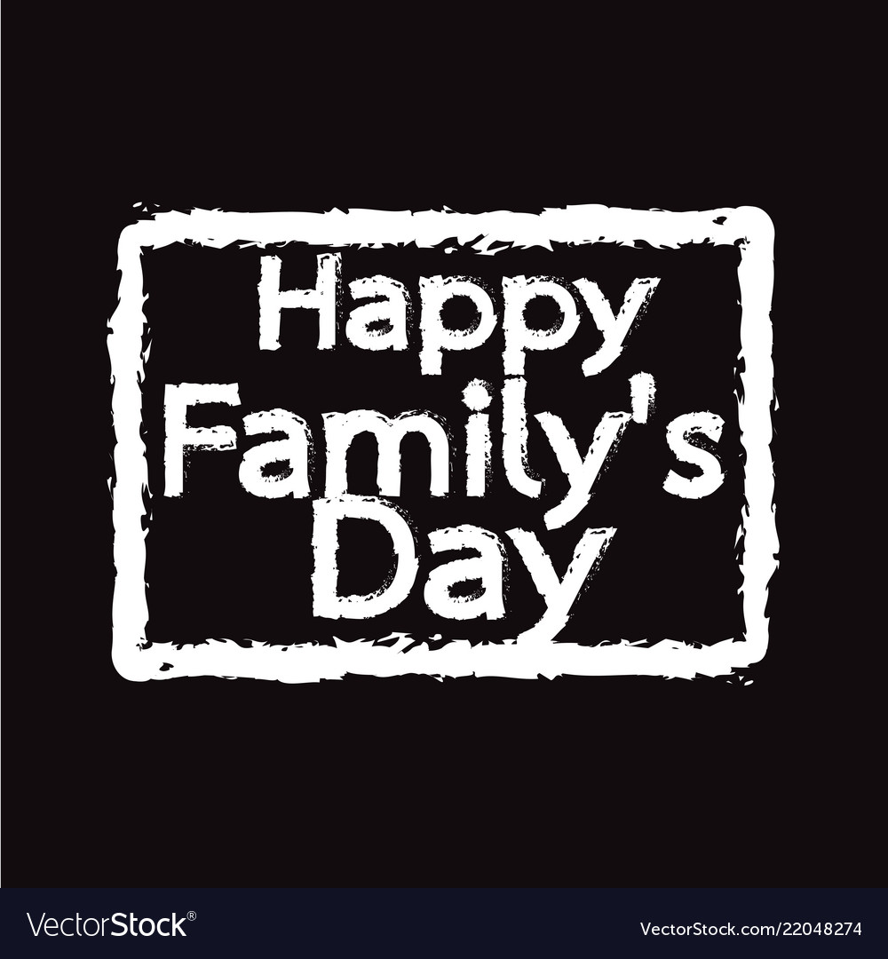 Happy family day design