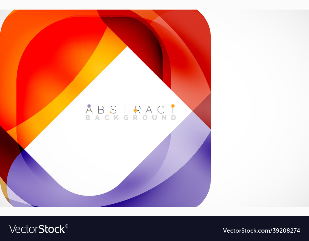 Minimal background abstract square shape vector image Minimal background abstract square shape