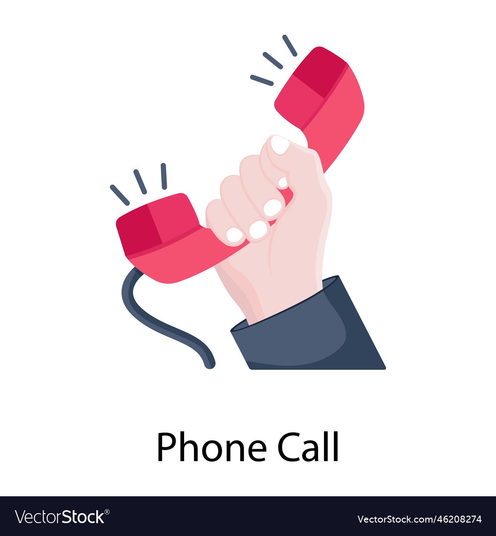 Phone call Royalty Free Vector Image - VectorStock