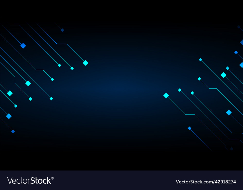 Technology background with hi-tech digital data vector image Technology background with hi-tech digital data
