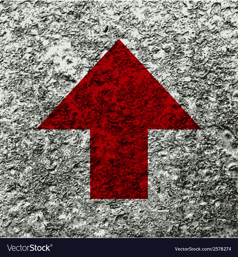 Up arrow flat modern web button and space for your