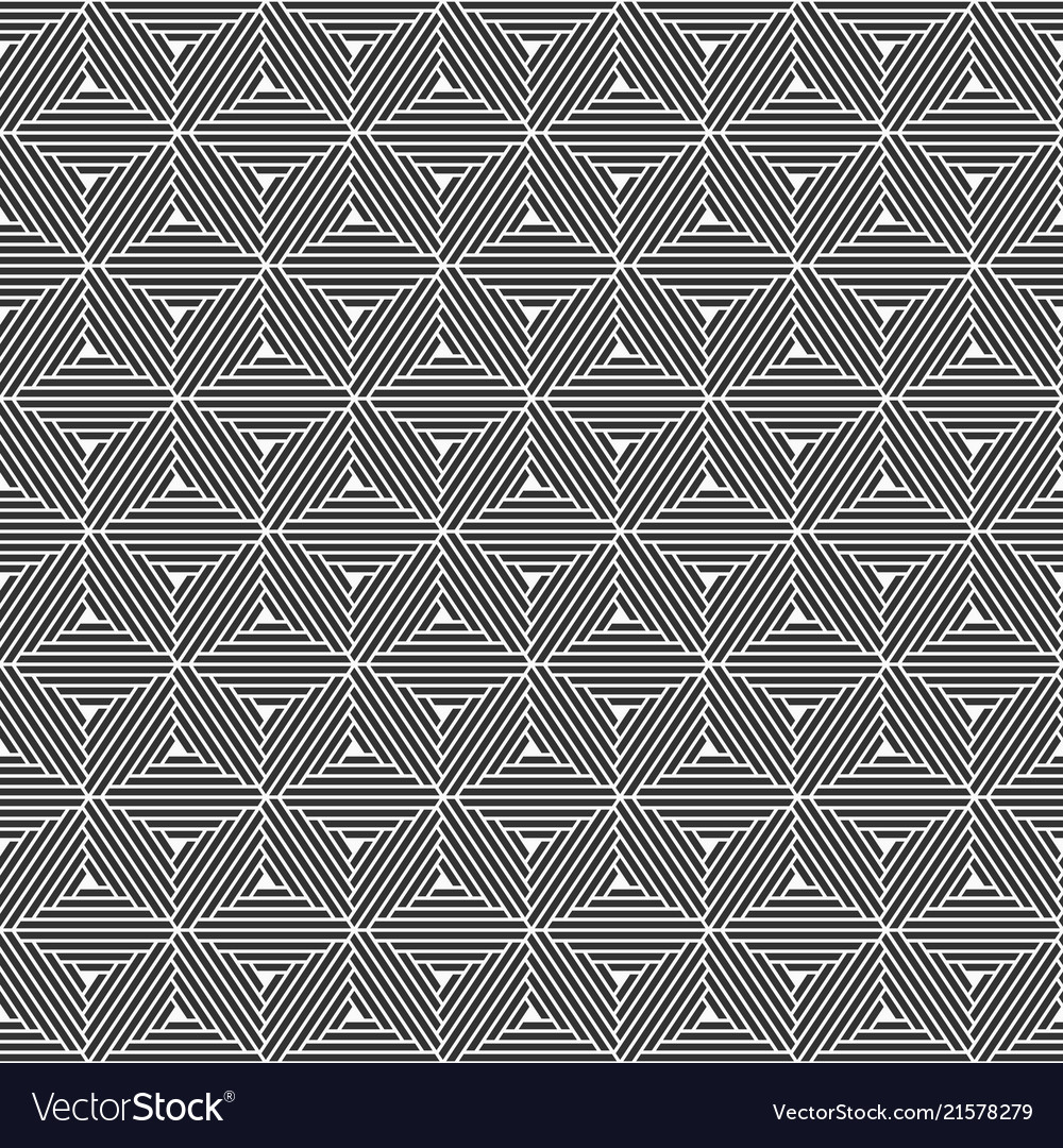 Abstract geometric pattern of triangles vector image Abstract geometric pattern of triangles