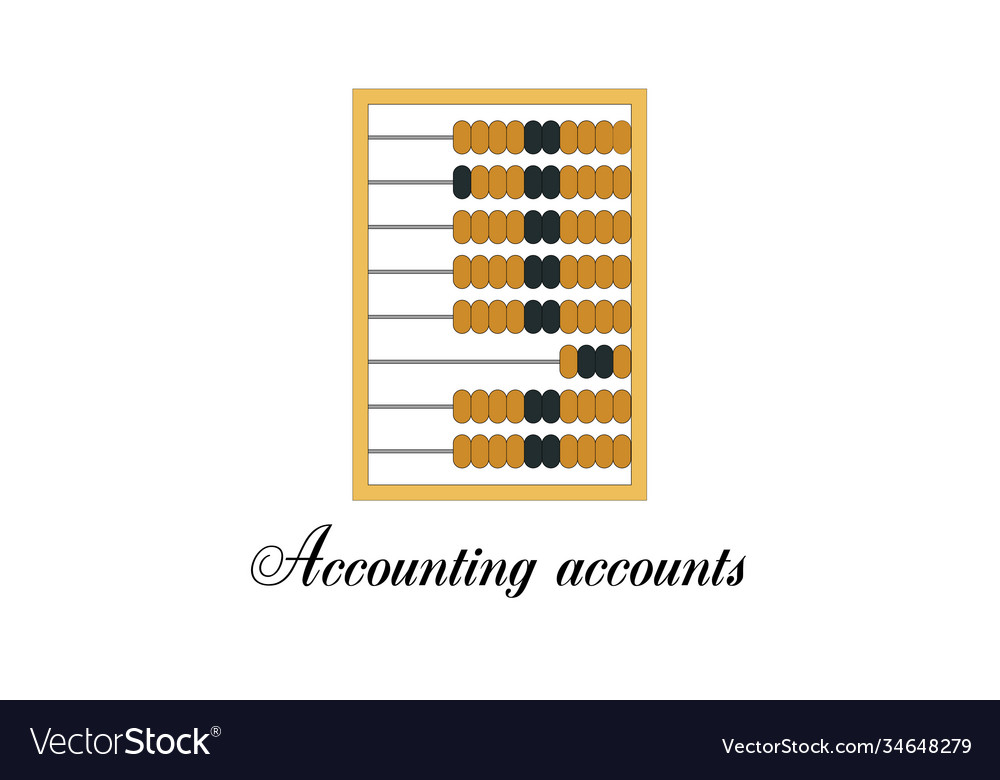 Accounting retro accounts Royalty Free Vector Image