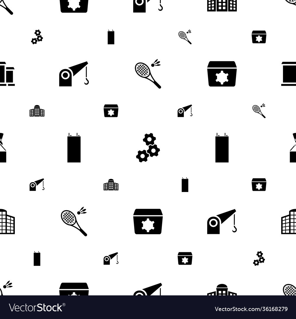 Development icons pattern seamless white