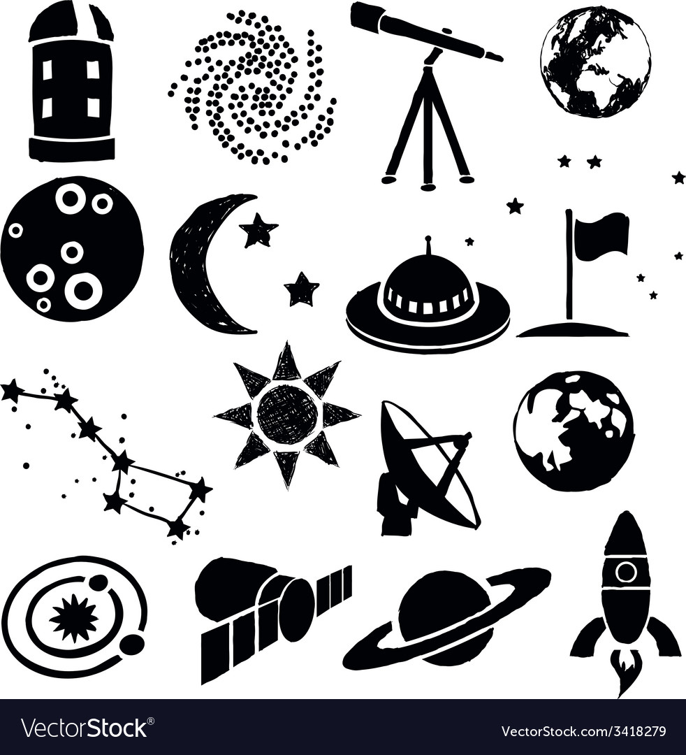 Doodle space images