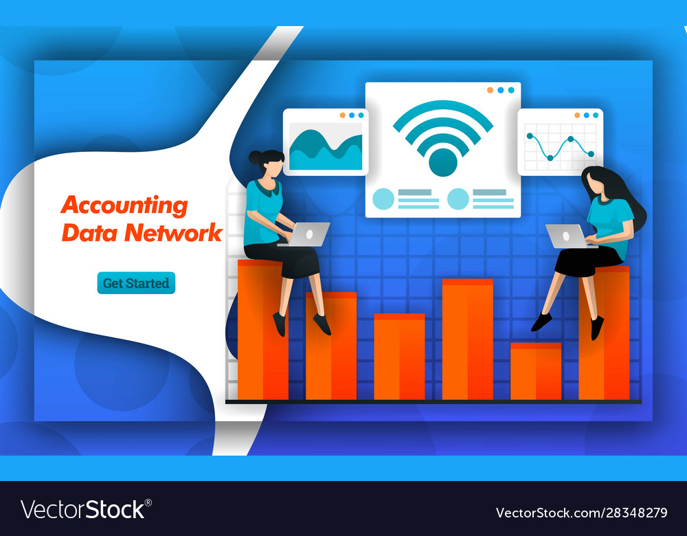 Internet and wifi networks make it easy vector image Internet and wifi networks make it easy