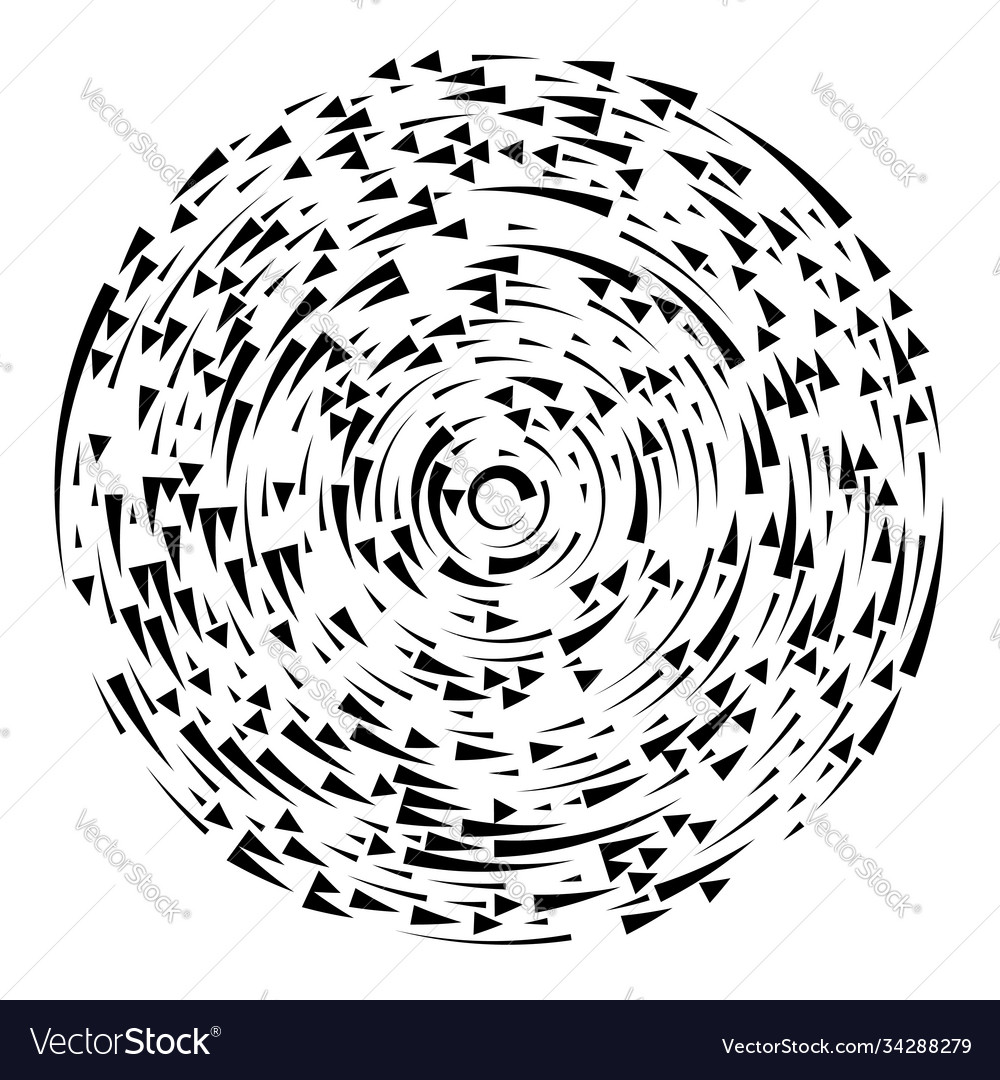Radial radiating lines abstract burst element