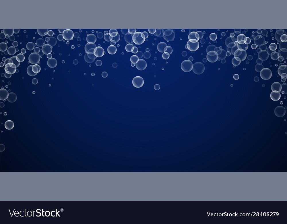 Random soap bubbles abstract background blowing b