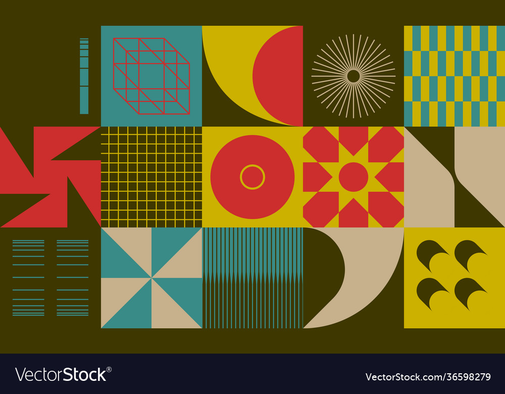 Retro future abstract pattern Vector Image Retro future abstract pattern