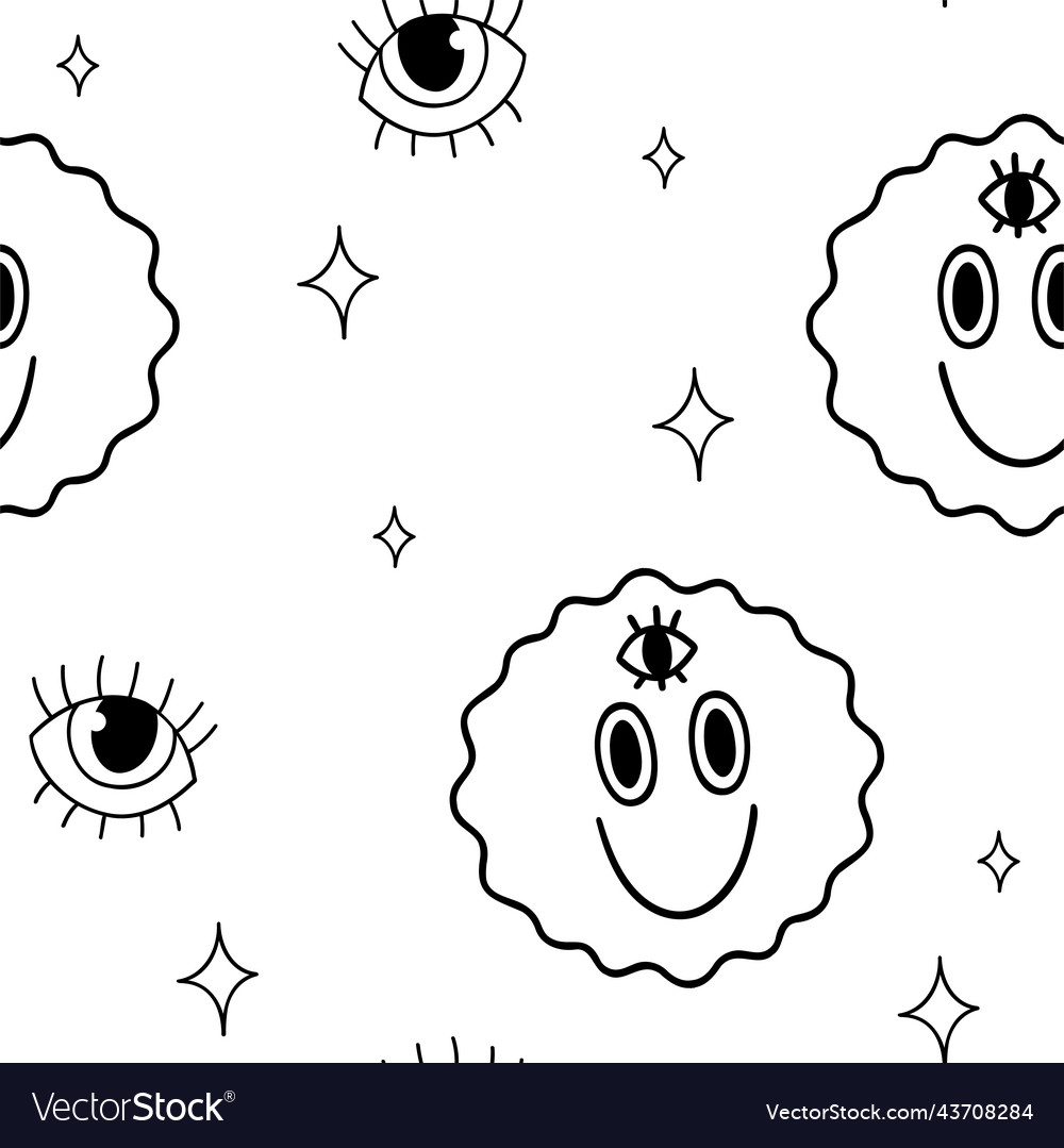 A seamless pattern in the style Vector Image A seamless pattern in the style