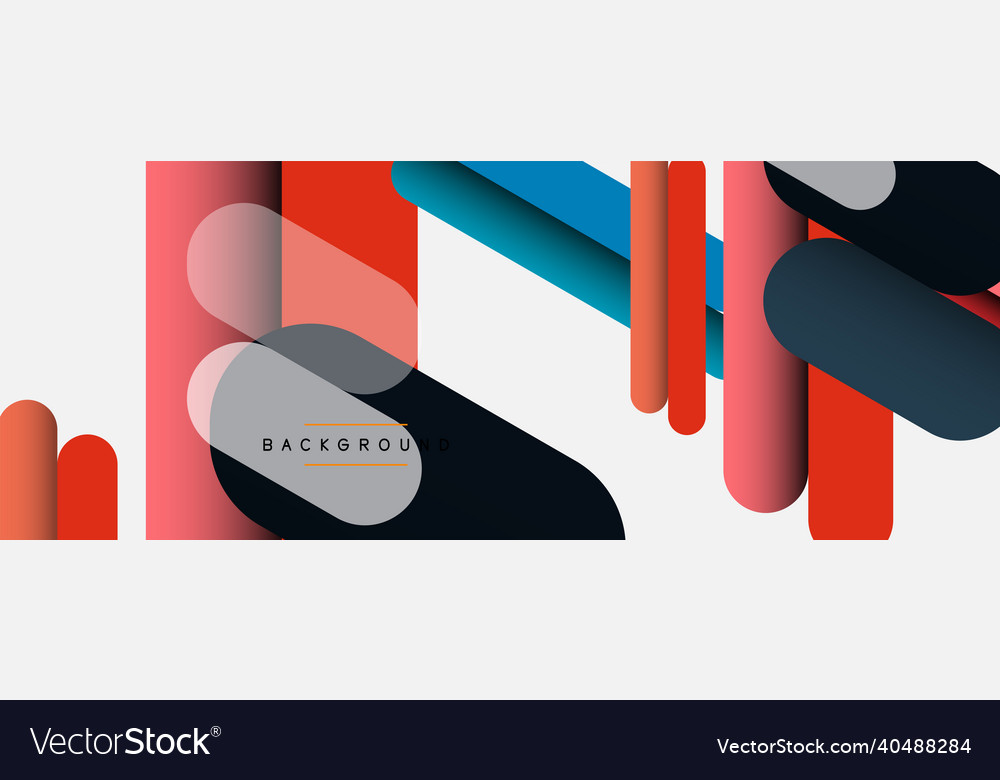 Abstract background round shapes lines Vector Image Abstract background round shapes lines