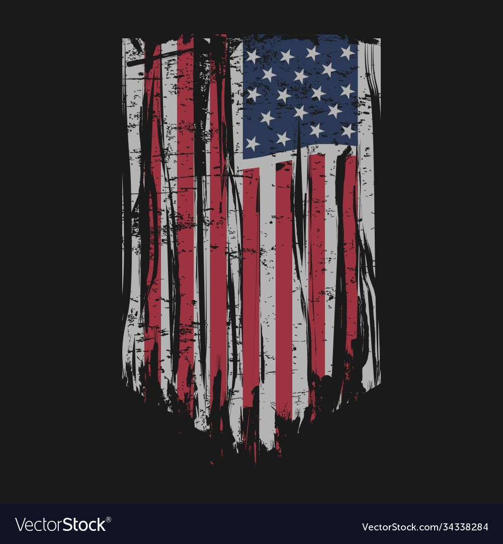 American flag design template for sale vector image American flag design template for sale