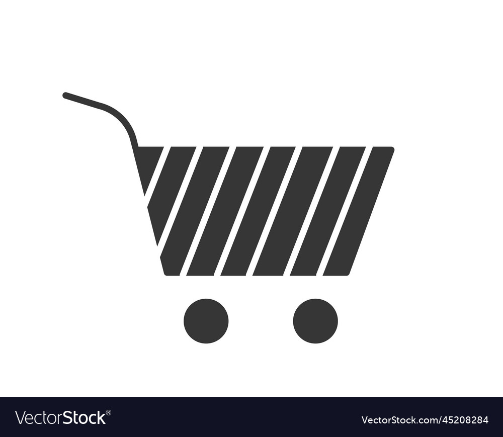 Black basket icon