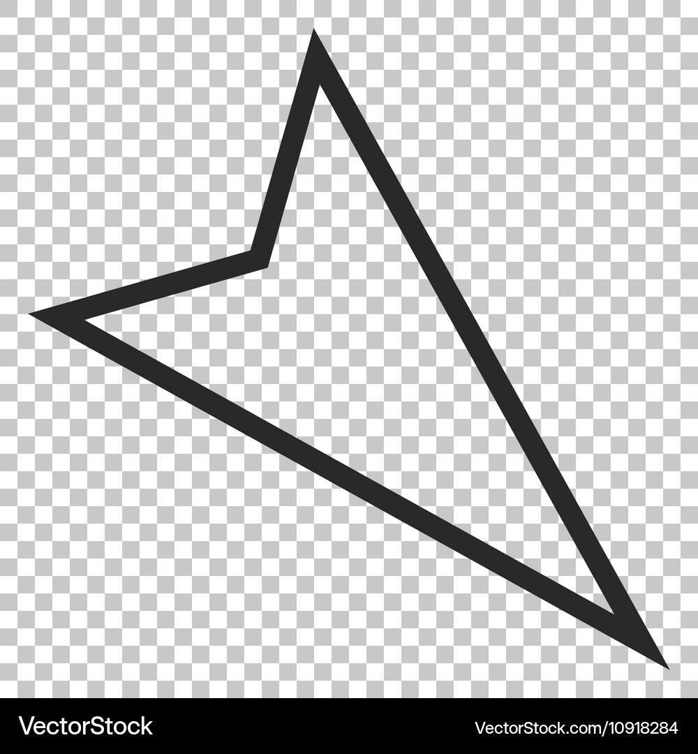 Pointer right down icon Royalty Free Vector Image