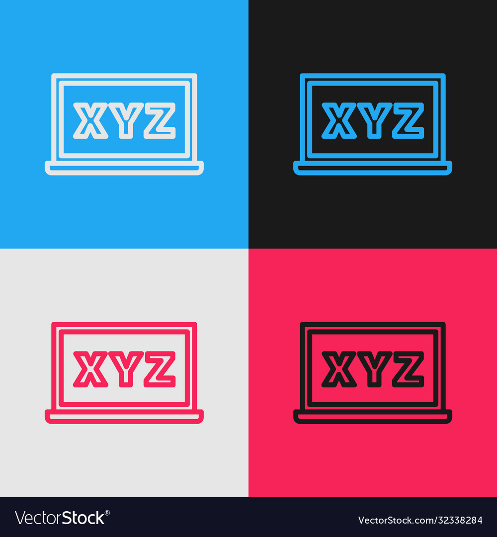 Pop art line xyz coordinate system on chalkboard vector image Pop art line xyz coordinate system on chalkboard