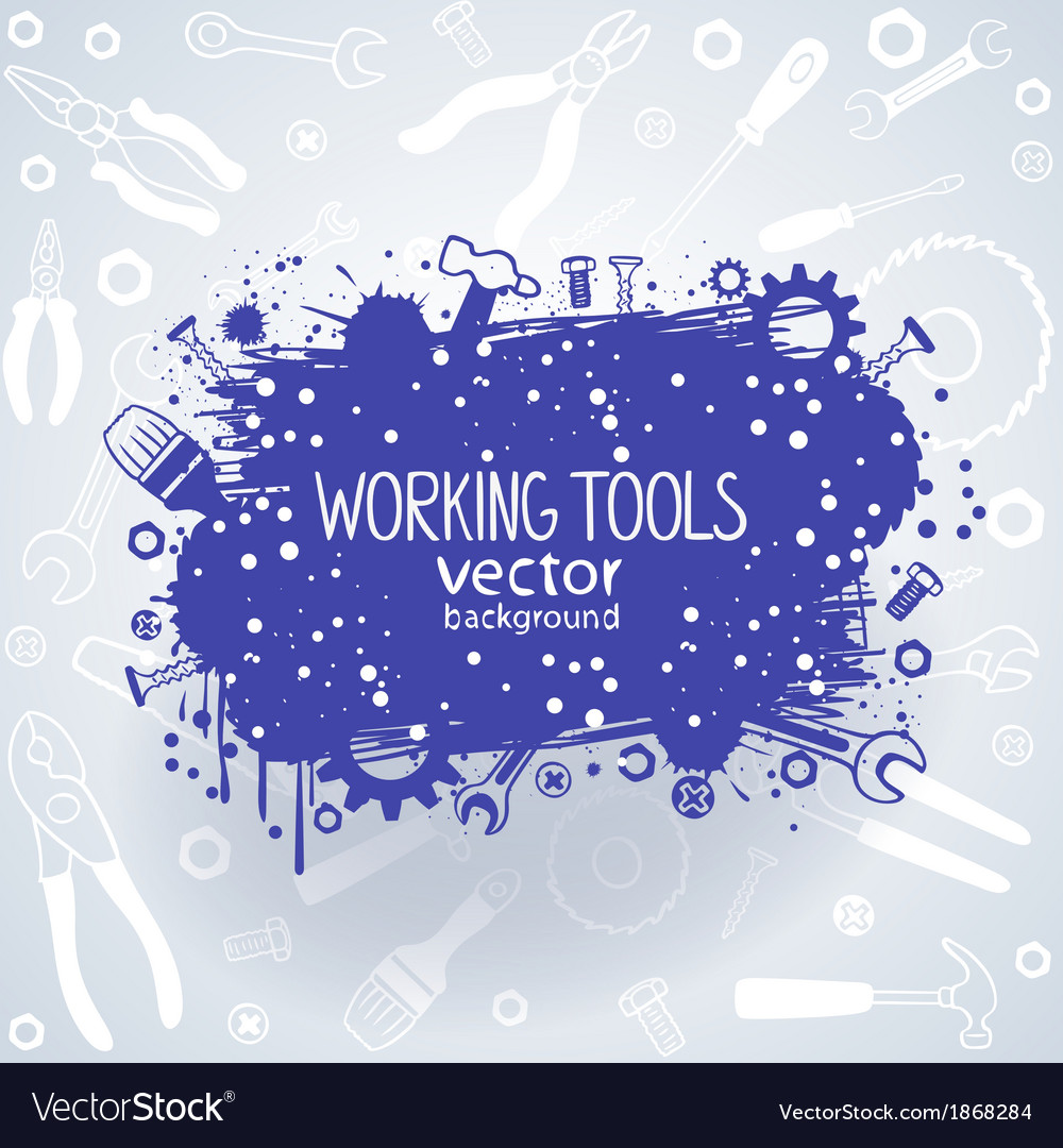 Tools background Royalty Free Vector Image - VectorStock