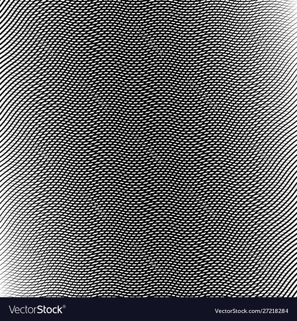 Wavy waving zigzag lines crosshatch grid mesh vector image Wavy waving zigzag lines crosshatch grid mesh