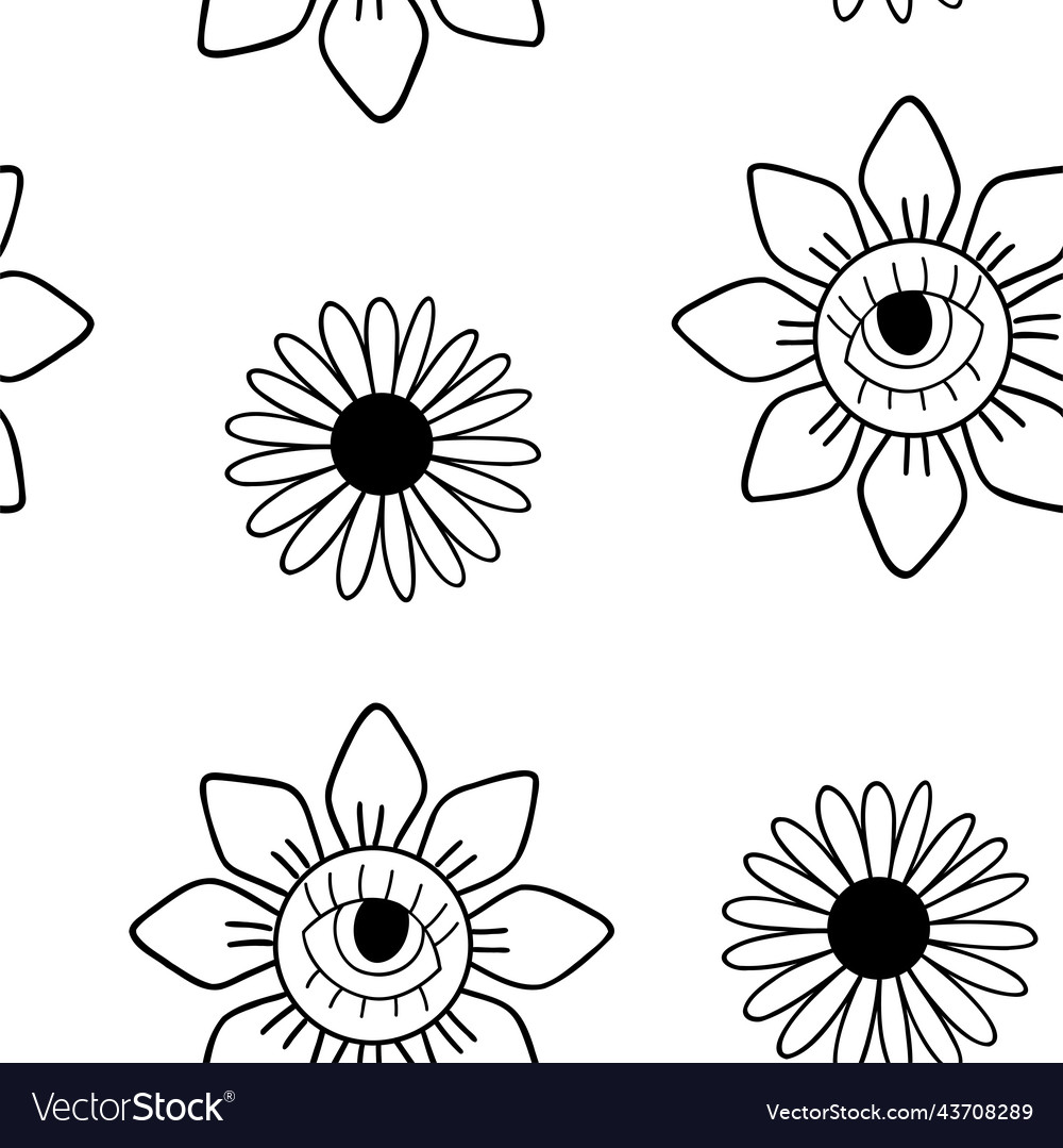 A seamless pattern in the style