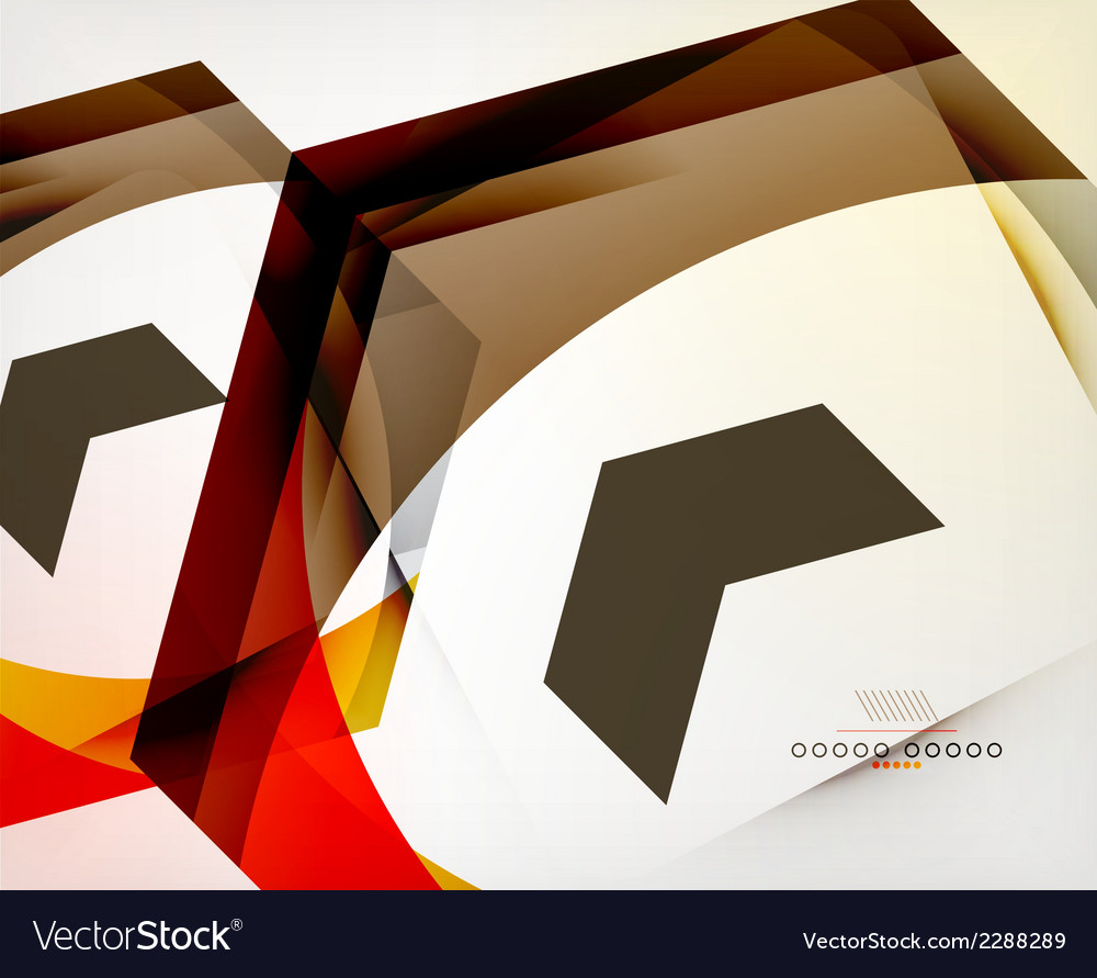 Arrow geometric shape abstract business background