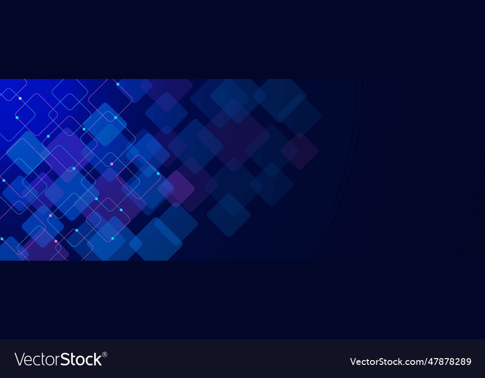 Digital geometric with connecting lines and dots