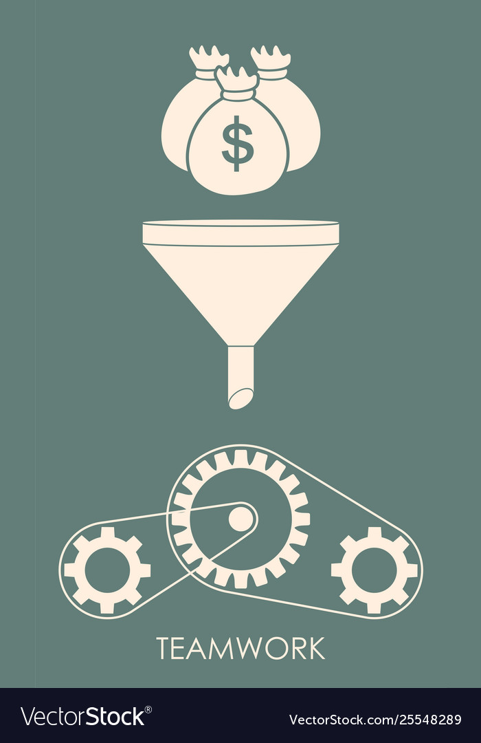 Investment and teamwork concept money falling