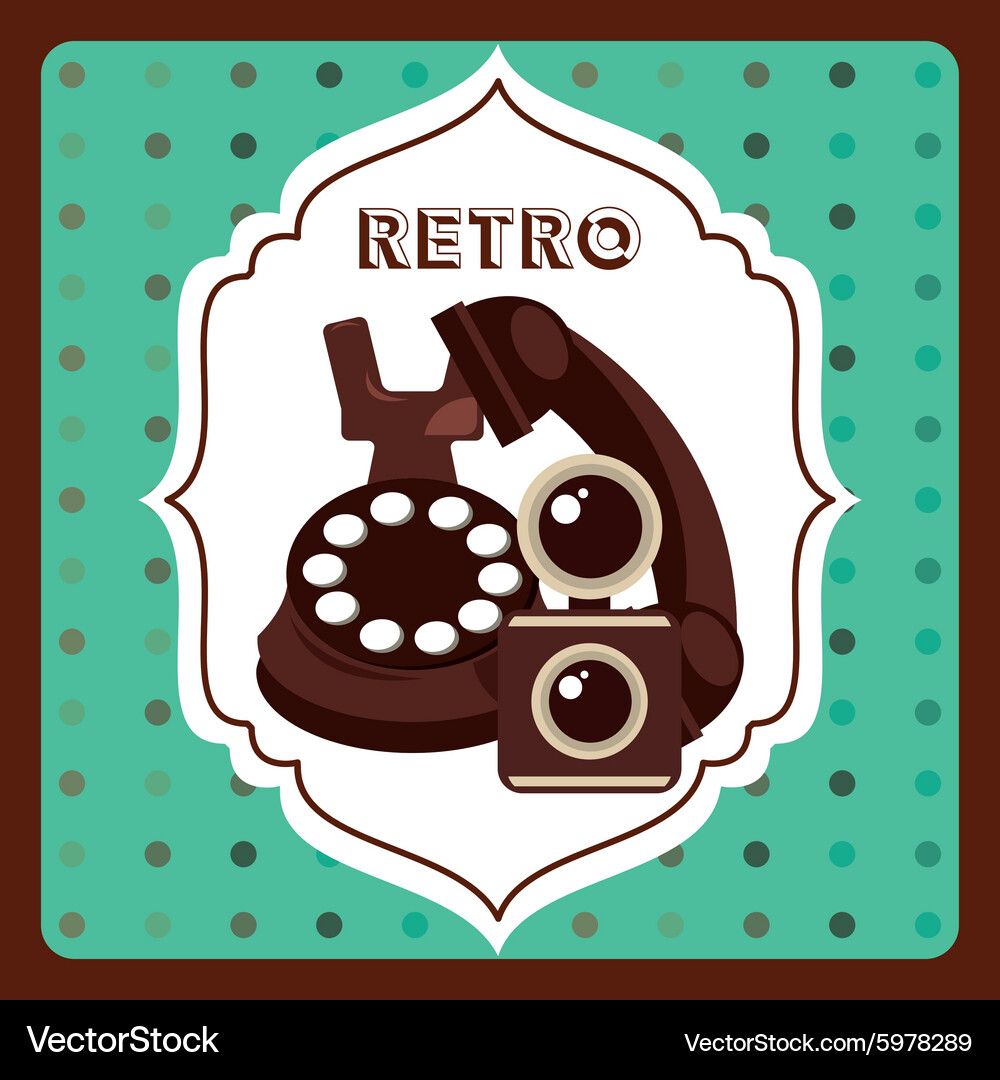 Retro style background Royalty Free Vector Image