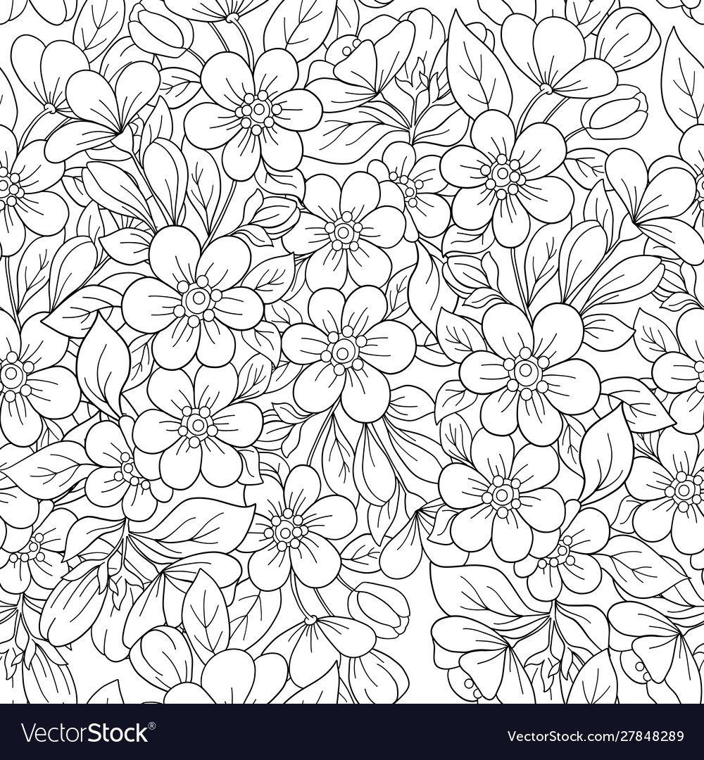 Seamless pattern background with pink cherry Vector Image Seamless pattern background with pink cherry