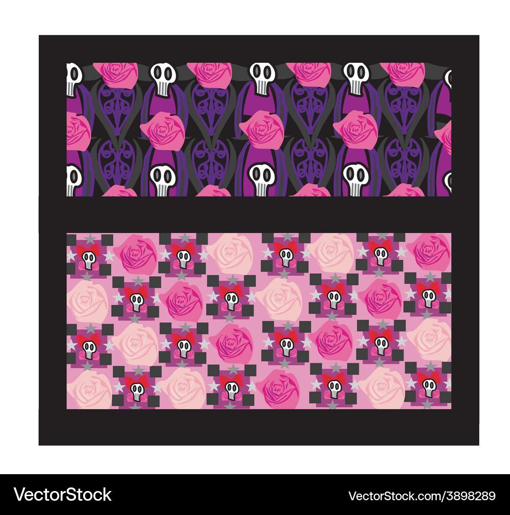 Skull background Royalty Free Vector Image - VectorStock