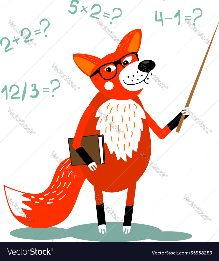Teacher with pointer