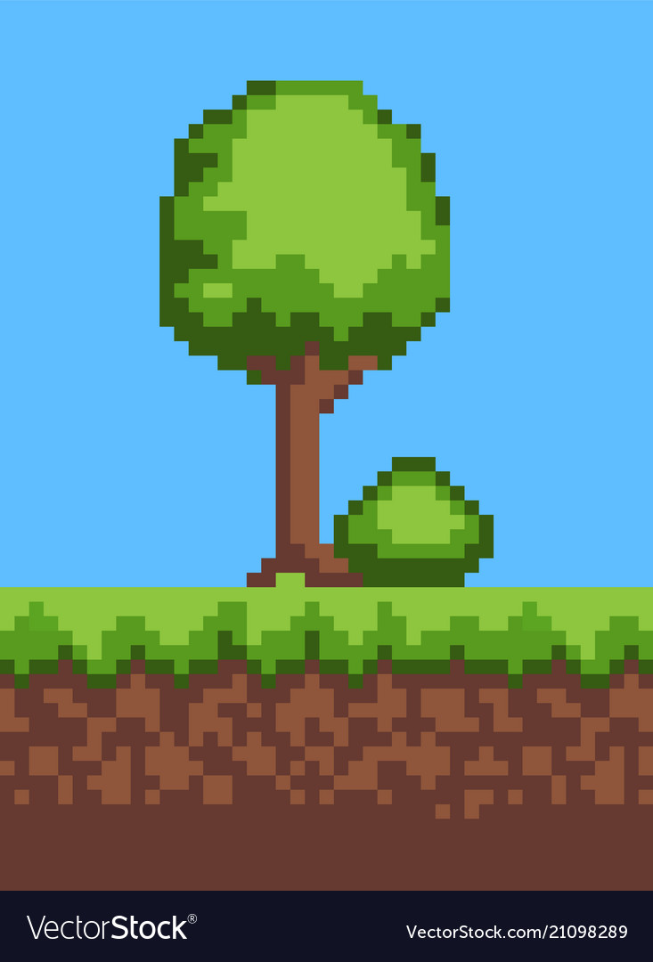 Tree and grass ground object