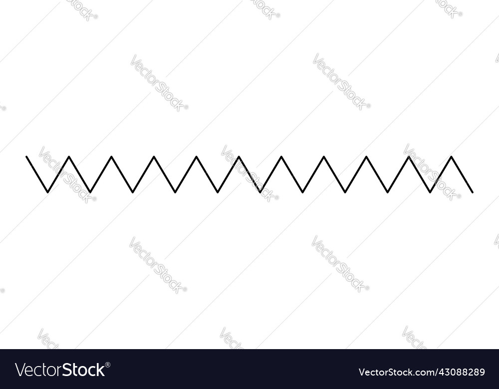 Wavy zig-zag lines stripes design element Vector Image Wavy zig-zag lines stripes design element