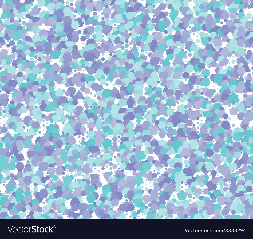 Abstract geometric hexagonal colorful