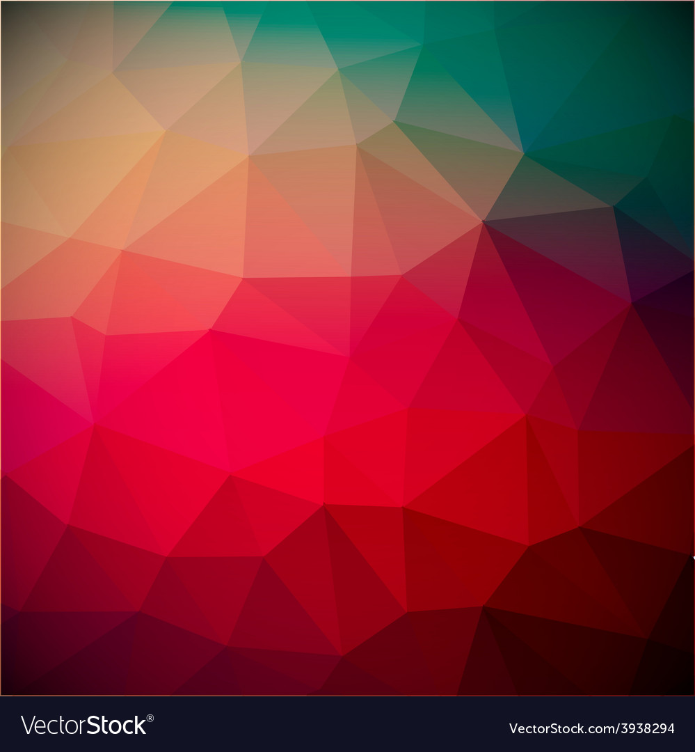 Abstract retro red triangle background Royalty Free Vector