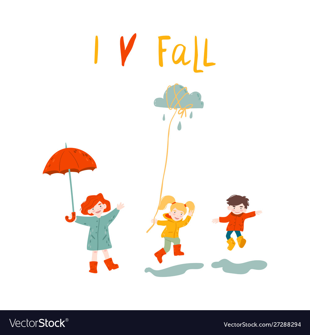 In flat cartoon style Vector Image In flat cartoon style