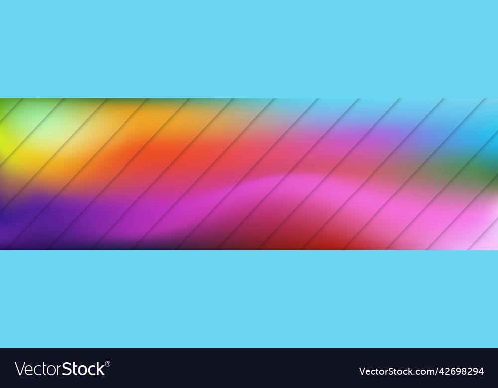 Panoramic abstract web background colorful