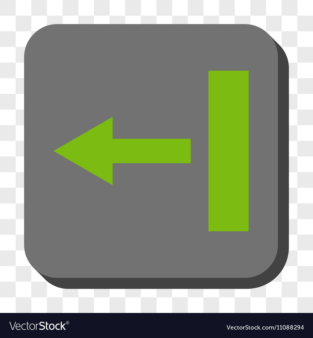 Pull left rounded square button