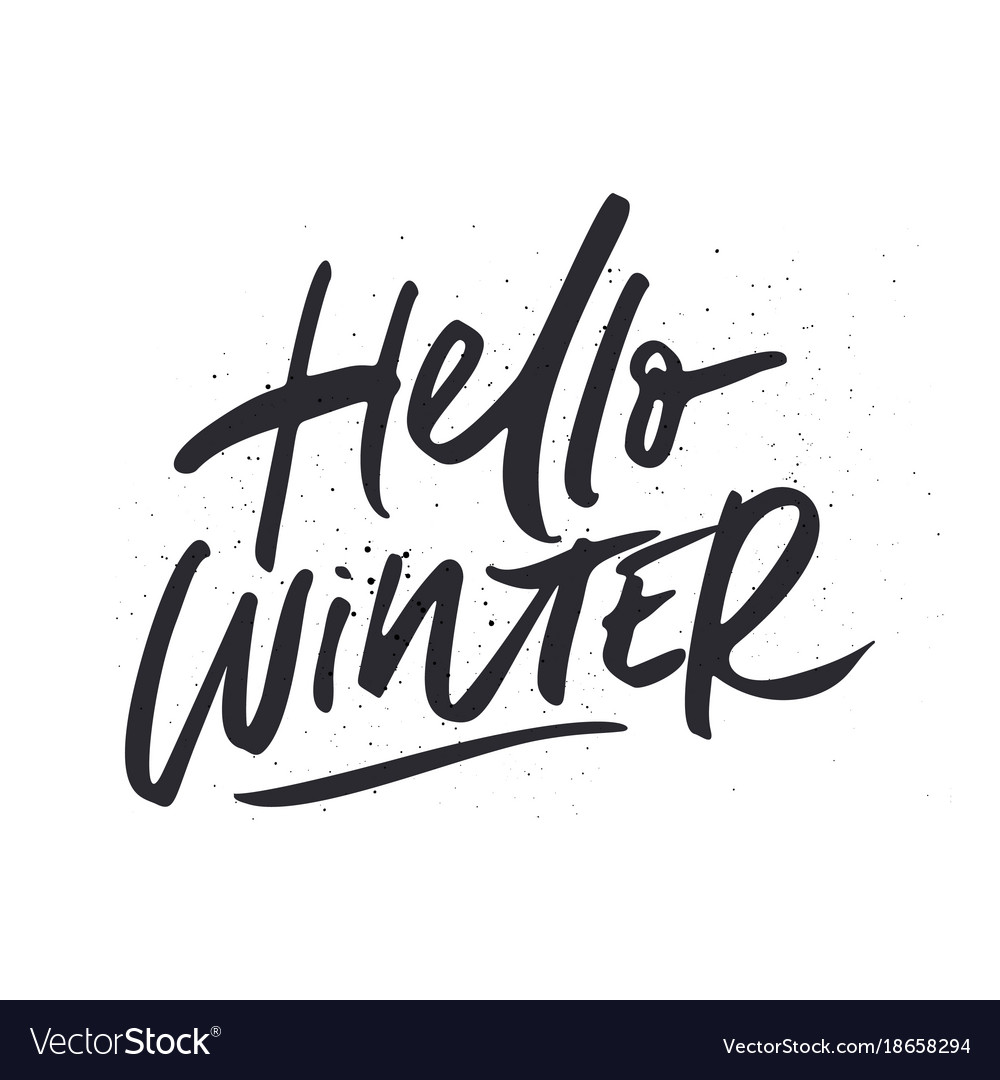 Winter Festive Calligraphy