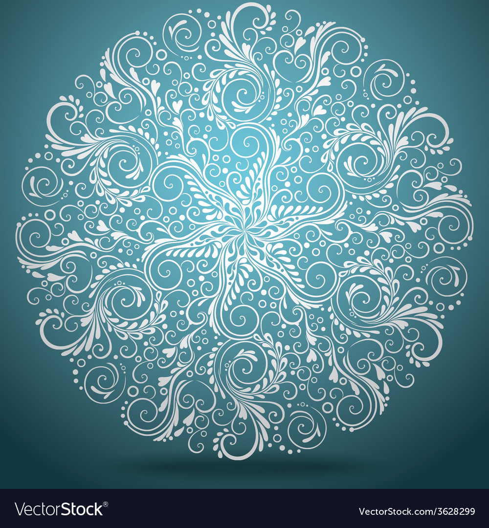 Abstract christmas background with snowflake