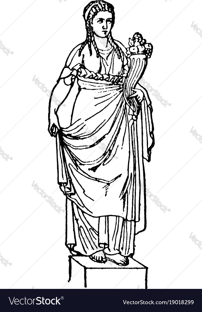 Abundantiat vintage Royalty Free Vector Image - VectorStock