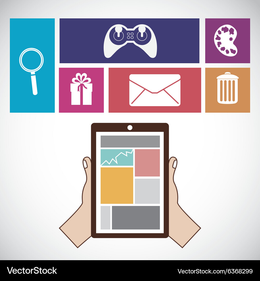 Apps store Royalty Free Vector Image - VectorStock