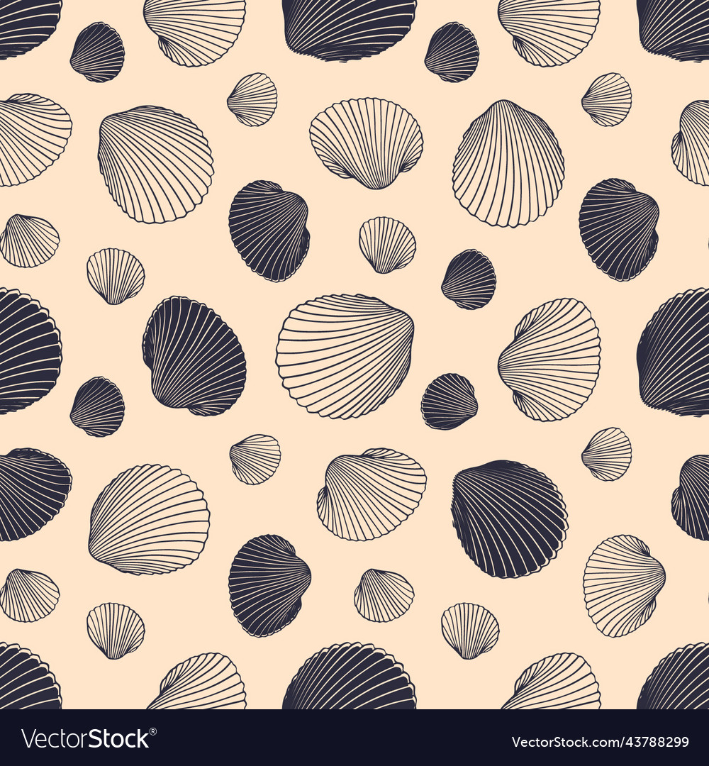 Cute seashell pattern