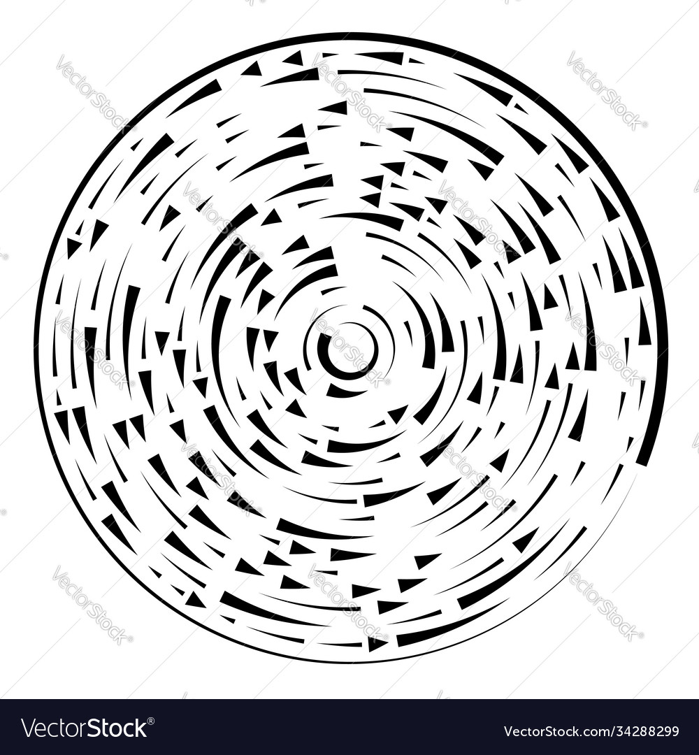 Radial radiating lines abstract burst element vector image Radial radiating lines abstract burst element
