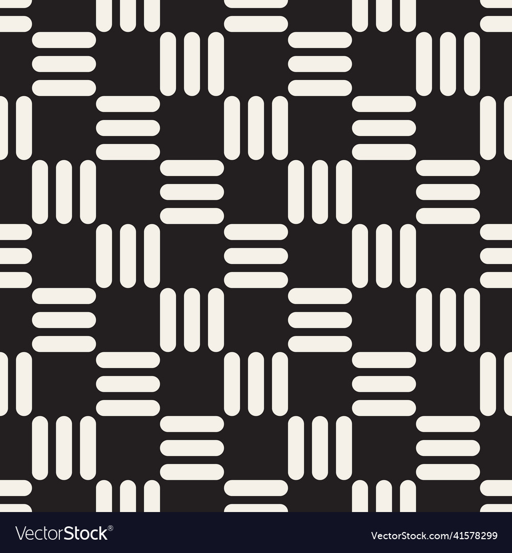 Seamless pattern repeating geometric elements