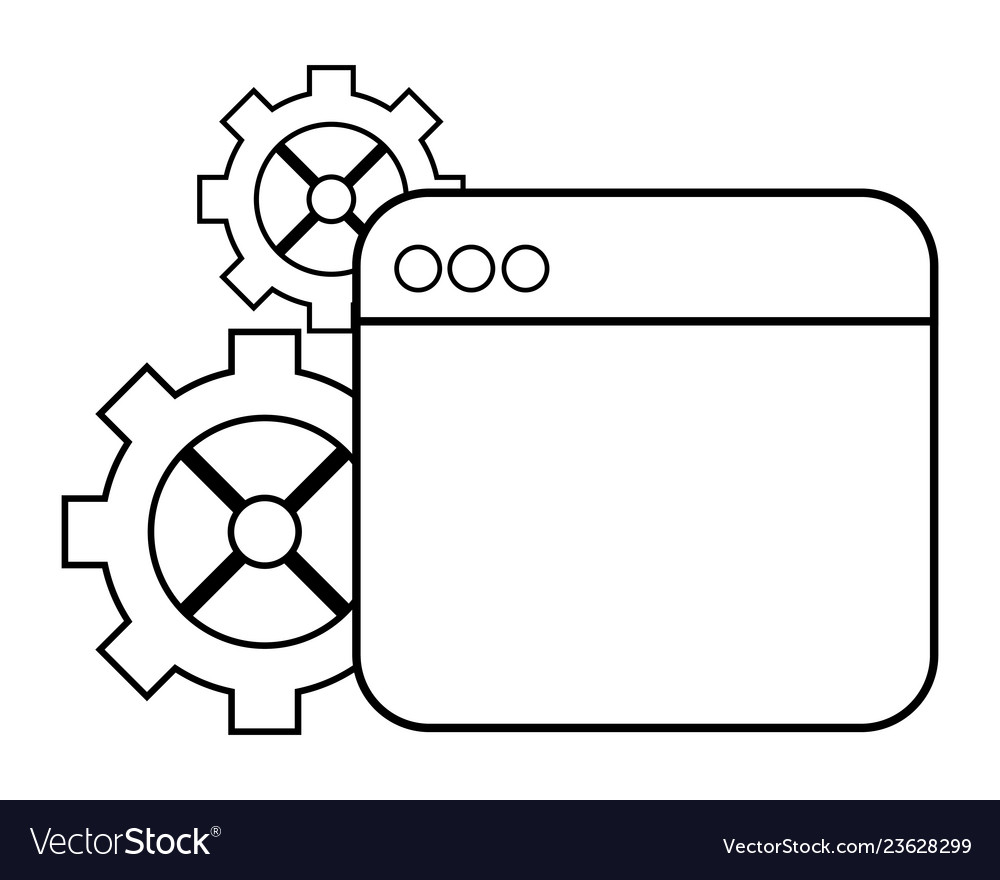 Technical support window cartoon Royalty Free Vector Image Technical support window cartoon Royalty Free Vector Image