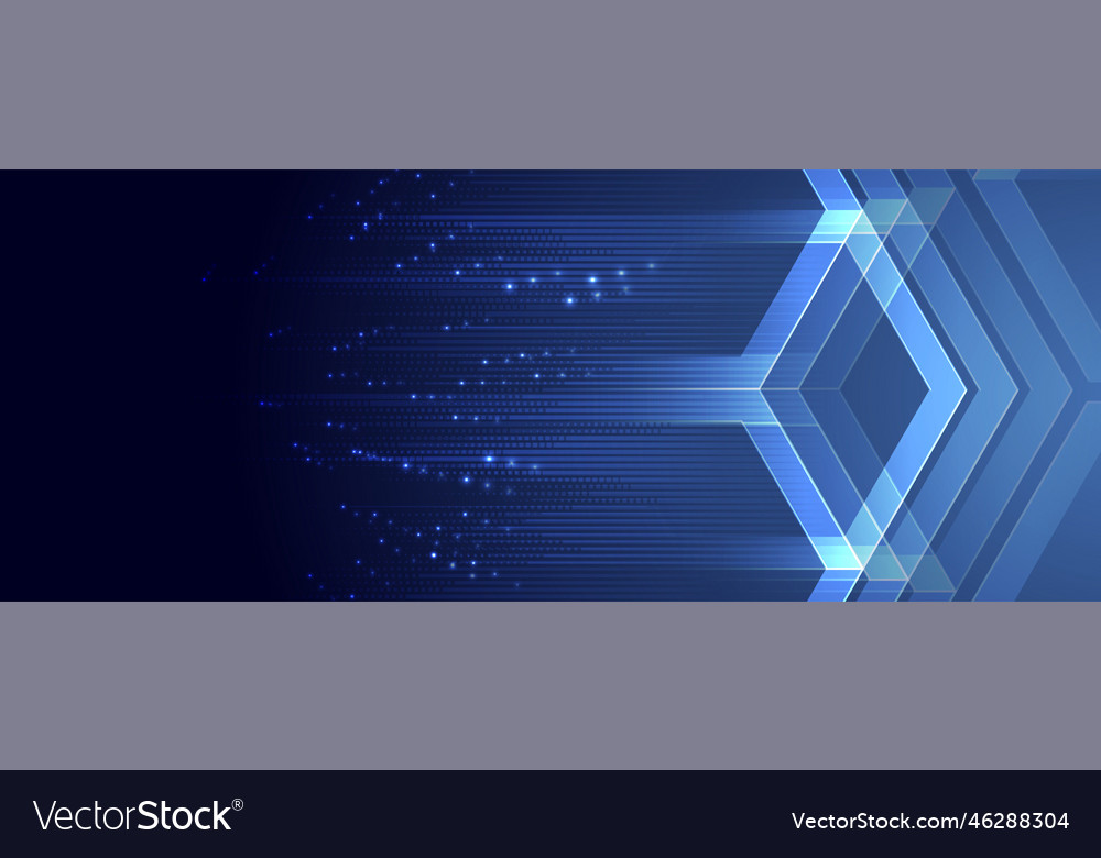 Artificial intelligence technology web background vector image Artificial intelligence technology web background