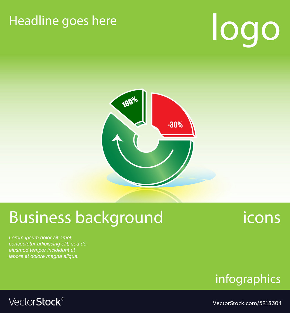 Chart graph business background