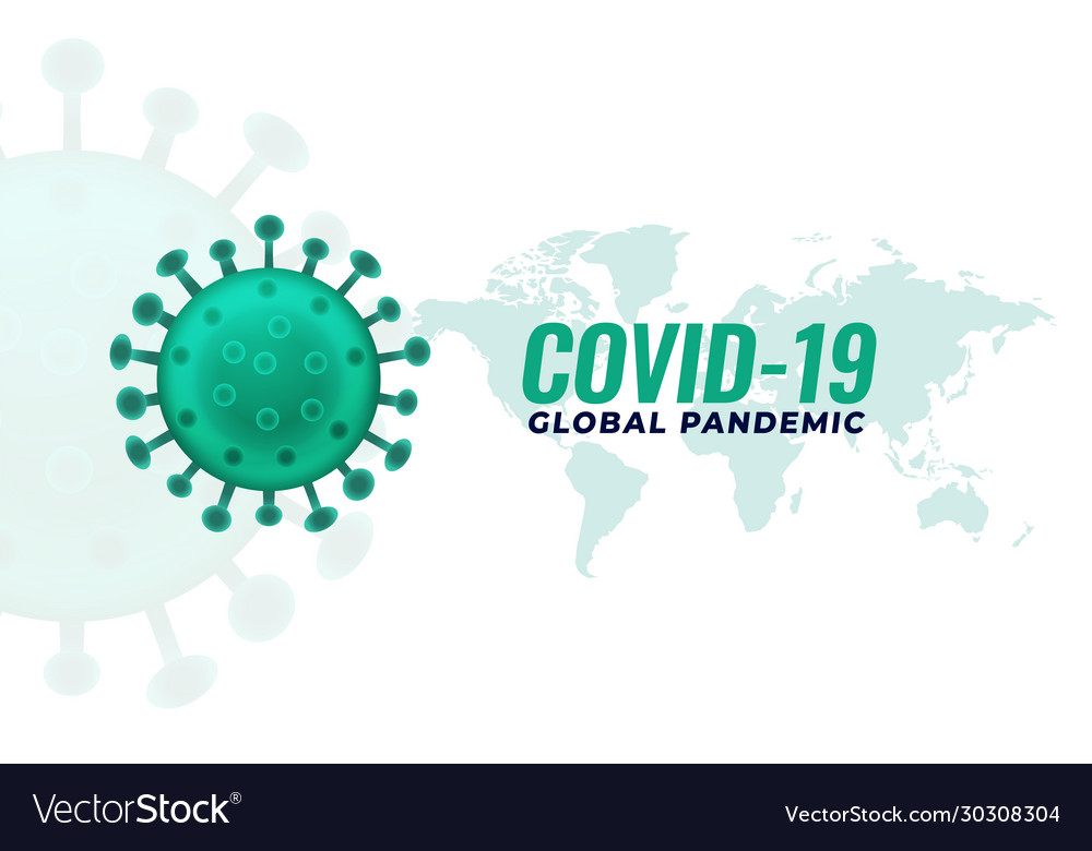 Covid19 coronavirus pandemic infection outburst Vector Image