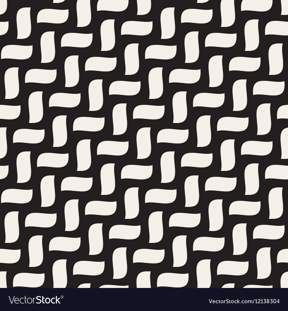 Diagonale Wavy Braid Muster