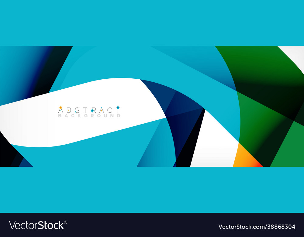 Geometric abstract background - multicolored